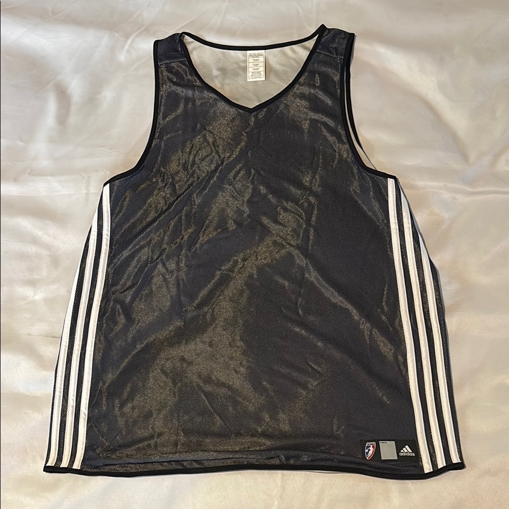 Adidas WNBA Black and White Women's Tank Top